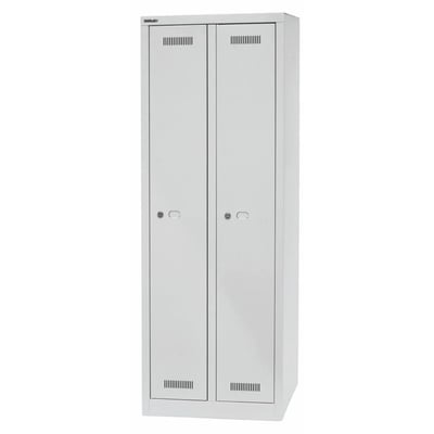 Garderobenschrank Monobloc - 2 Fächer - BIS-Garderobenschrank-Monobloc-2F