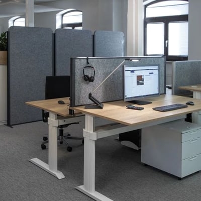 Tisch-Trennwand connecto Uplight - MAU-976