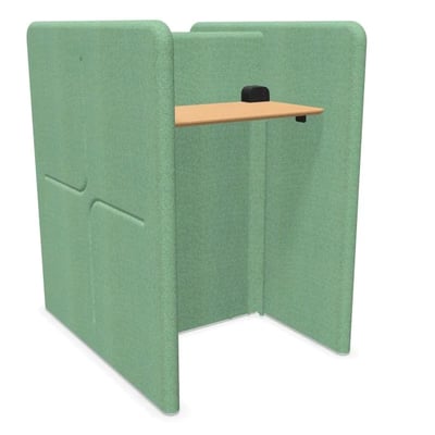 Einzel-Steh-Arbeitsplatz Quarters - BIS-QB3H081PTD