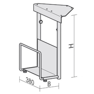 PC Hängehalter C Pro - Silber - GEM-N-500910-S