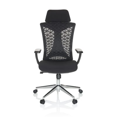 Bürostuhl Drehstuhl FALEO B Netzstoff Stoff schwarz - HJH-751013