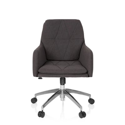 Bürostuhl Drehstuhl SHAKE 350 Stoff dunkelgrau - HJH-670946