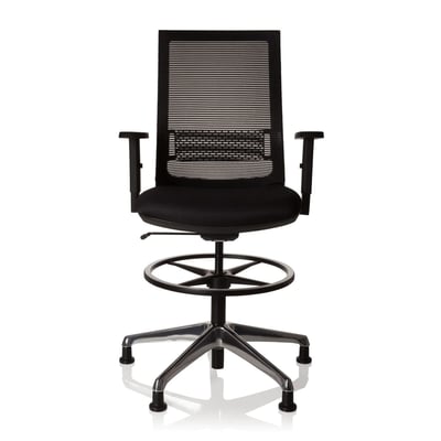 Arbeitsstuhl Counterstuhl TOP WORK 99 Netzstoff - HJH-WORK-99