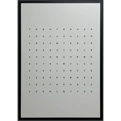 LumiArt LED-Wandbild "Wortsuche"  - VGS-LUMIART07