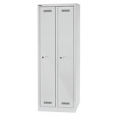 Garderobenschrank Monobloc - 2 Fächer - BIS-Garderobenschrank-Monobloc-2F