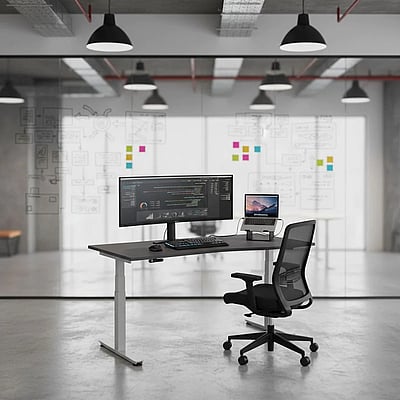 Höhenverstellbarer Schreibtisch XDSM Freiform - HBA-XDSM18
