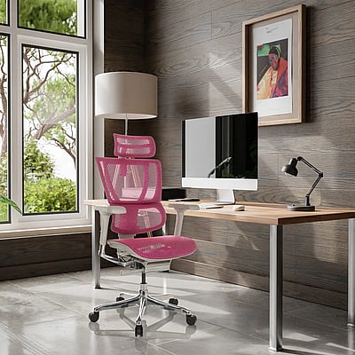 Bürostuhl Chefsessel ERGOHUMAN SLIM G GEN2 Netzstoff - HJH-ERGOHUMAN-SLIM-G-GEN2