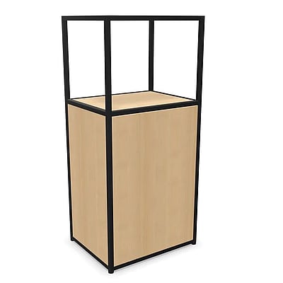 Outline Türenschrank mit Regaltop und 1 Fachboden in Holzoptik - BIS-OUC0511