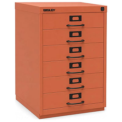 Schubladenschrank F mit Bügelgriff 6 Universalschubladen - BIS-049