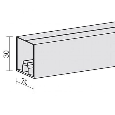 Kunststoffkabelkanal Dreieck Platte - GEM-N-555925