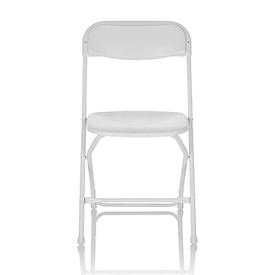 Besucherstuhl Klappstuhl TUDELA XXL W Kunststoff weiß - HJH-803101