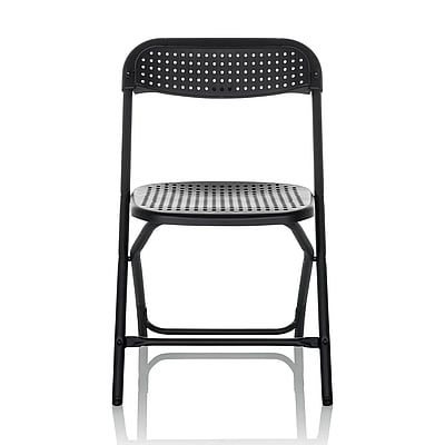 Besucherstuhl Klappstuhl TUDELA XXL PRO Kunststoff schwarz - HJH-803102