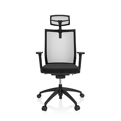Bürostuhl Drehstuhl ASPEN PRO Netzstoff schwarz - hjh-657633