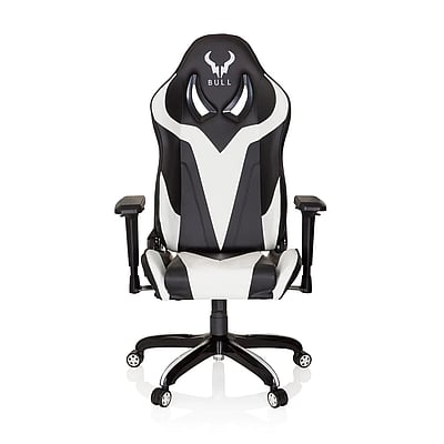 Gaming Stuhl Bürostuhl PROMOTER I Kunstleder schwarz weiß - HJH-729262