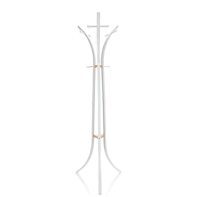 Garderobenständer SPACE III weiß buche Stahl - HJH-803006