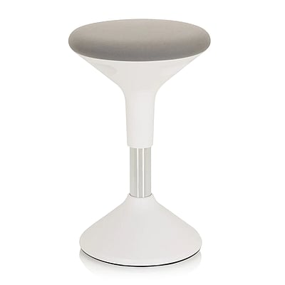 Stehhocker Stehhilfe BALANCE SIT II W Stoff weiß grau - HJH-830095