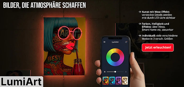 LED-Wandbilder von LumiArt